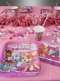 Paw Patrol Skye Tischdeko rosa für Mädchen 51 Teile 