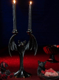Bat Candle Holder 35cm Resin Halloween 