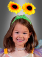 Headband with Sunflowers 