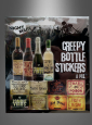 Flaschenetiketten Halloween 8er Set 