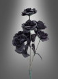 Brautstrauß Geisterbraut schwarze Rosen 