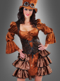 Steampunk Velvet Dress 