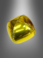 Folienballon Gold Würfelform 