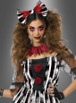 Wilder Horrorclown Damen Kostüm 