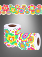 Sommerfest Hippie Party Deko Aufkleber Rolle 20m 