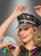 Wende-Pailletten Mütze  Festival Style 
