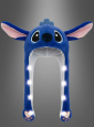 Blaue Alien Mütze mit LED 