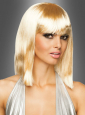 Shoulder-Length Wig with Bangs 