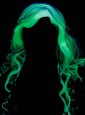 Glow in the Dark Ghost Wig 