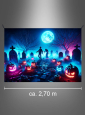 Zombie Graveyard Fabric Banner 190x270cm 