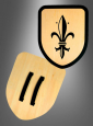 Ritterschild aus Holz für Kinder 