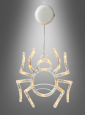 Glowing spider LED decoration 