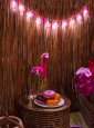 Lichterkette 140cm Flamingo Sommerparty 