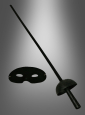 Bandit Set Maske und Degen 67cm 