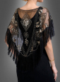 20s Sequin Shawl with Fringes 
