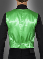 Green Sequin Vest for Men 