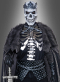 Düsterer Skelett König Herrenkostüm mit Maske 