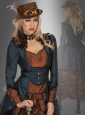 Steampunk Dress Lady Philippa Blue 