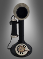 Retro Telefon 20er Jahre Deko Candlestick 