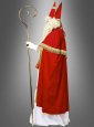Luxus Nikolaus Kostüm aus Plüsch 