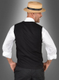 Black and White striped Waistcoat 