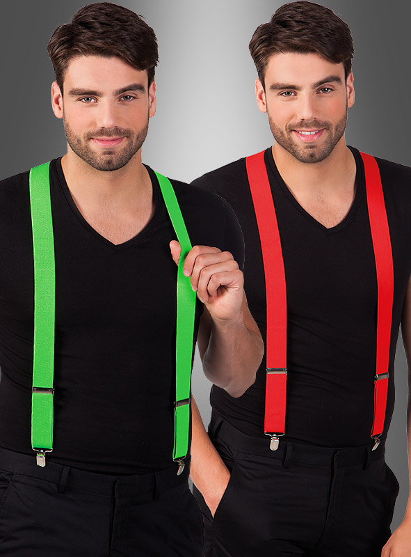 Stylish Suspenders Neon » Kostümpalast.de