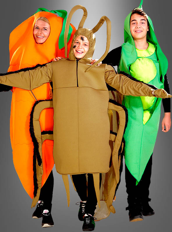 Erbse Gemüse Kostüm für Erwachsene 