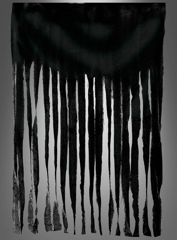 Halloween Vorhang blutig oder schwarz 