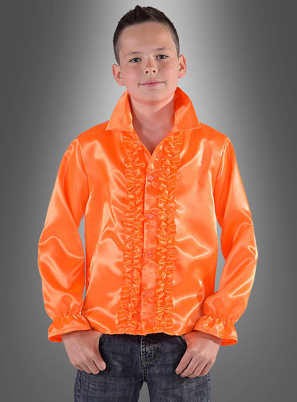 Rüschenhemd für Kinder verschiedene Farben 