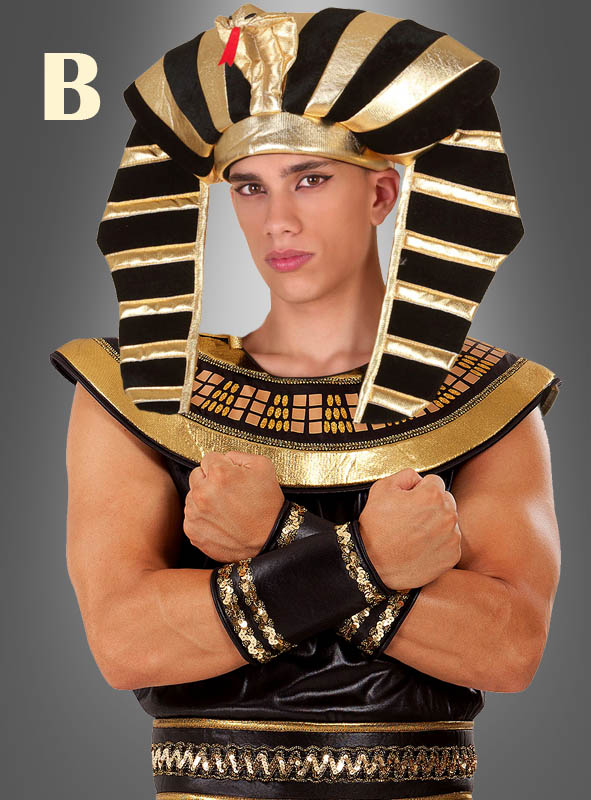 Herren Karneval Fasching Verkleidung Kost Tutanchamun Pharao Kostüm Deluxe NEU 