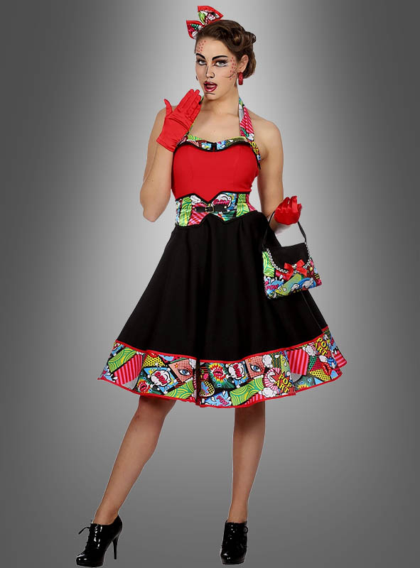 Comic Pop Art Dress Jenny » Kostümpalast.de