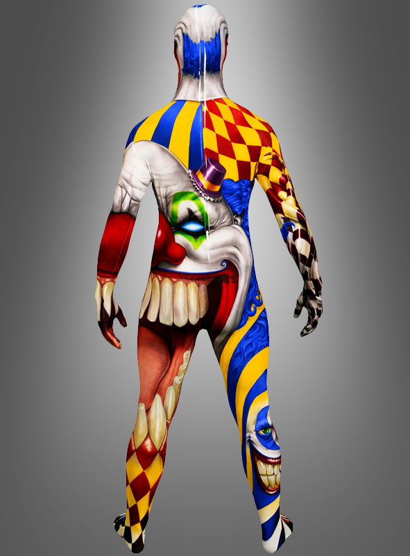 original Lizenzware M Morphsuit Horror Clown Ganzkörperanzug Halloween Gr