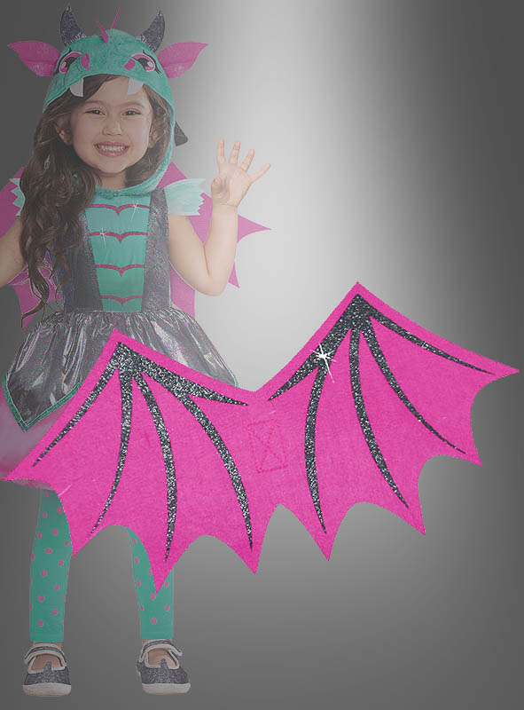 Little Mystic Dragon Costume for Girls pink Kost mpalast