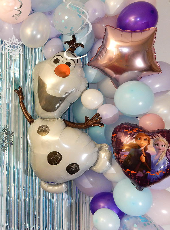 Elsa Eiskönigin Frozen Wanddeko Set 135 Teile 