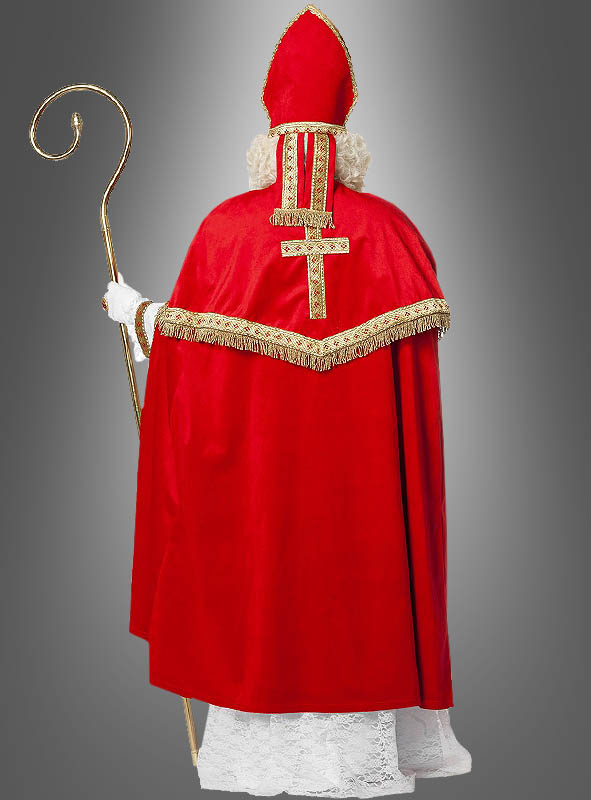 Luxus Nikolaus Kostüm aus Plüsch 