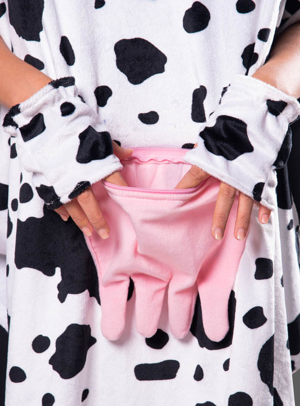 Cow Poncho with Udder Bag XS-5XL 