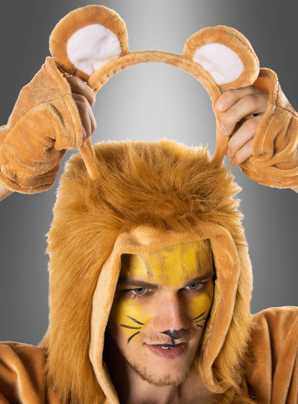 Lion Poncho with Soft Plush XS-5XL 