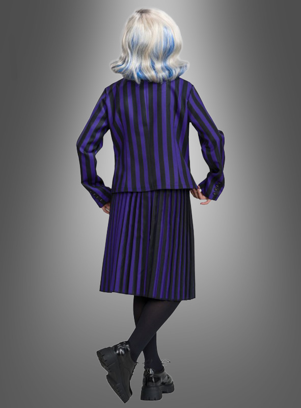 Wednesday Enid Costume School Girl black-purple 