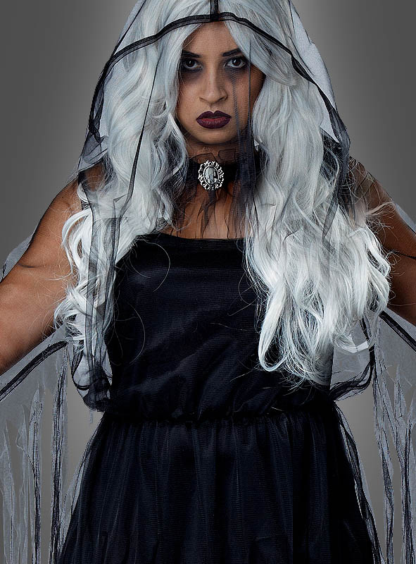 Schwarzes Kleid Halloween Geisterkostum Fur Damen