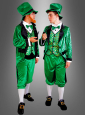 Irischer Kobold Kostüm Leprechaun grün 