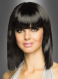 Shoulder-Length Wig with Bangs 