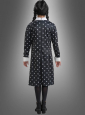 Wednesday Mädchen Kleid schwarz-weiß 