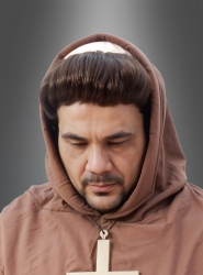 Product image 4 of the product “Plus Size Medieval Monk Costume with Wig ”