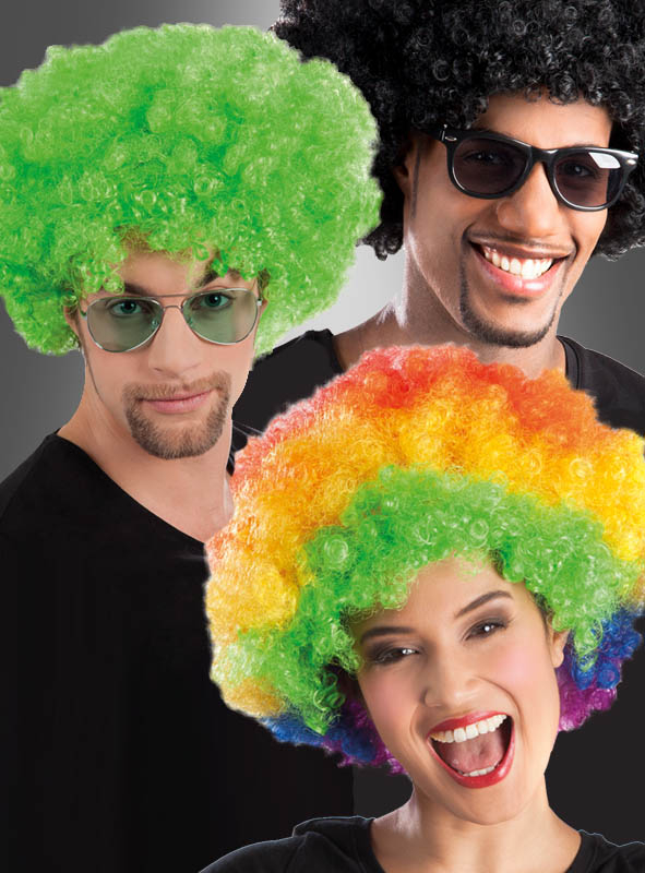 Colored afro wigs sale