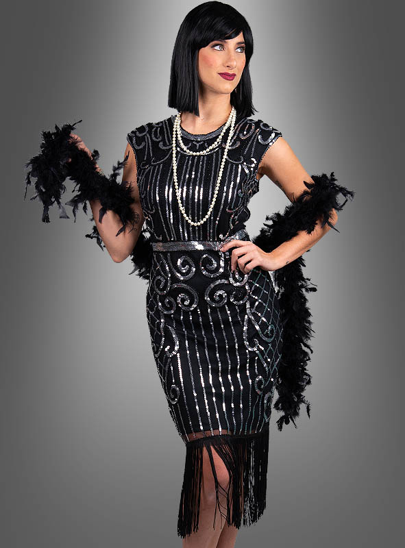 Golden store twenties dress
