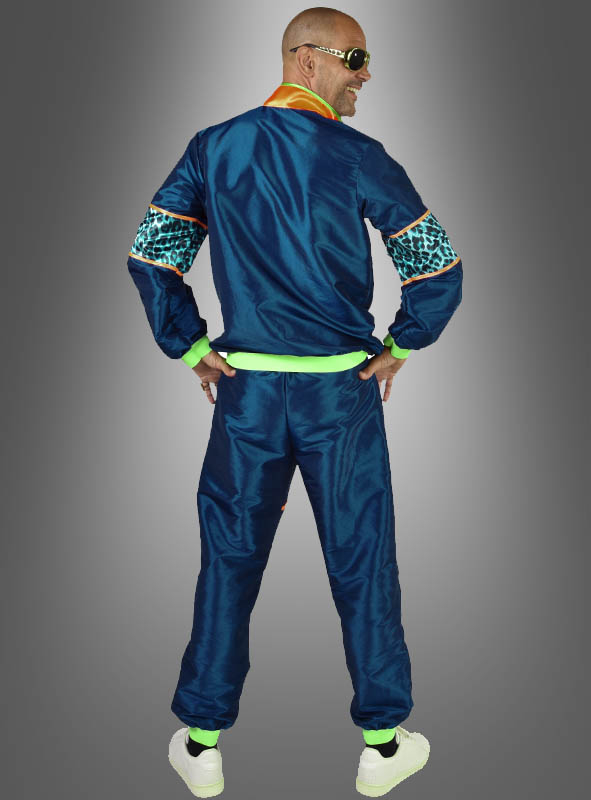 80s Tracksuit for Men blue buy here at » Kostümpalast