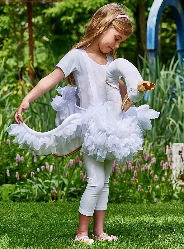 Glide On Swan Costume For Girls Kostumpalast De