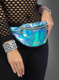 Schillernde Bauchtasche im Bling Style 