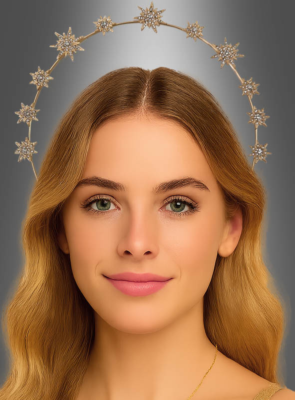 Product image 1 of the product “Headband Stars Metal gold ”