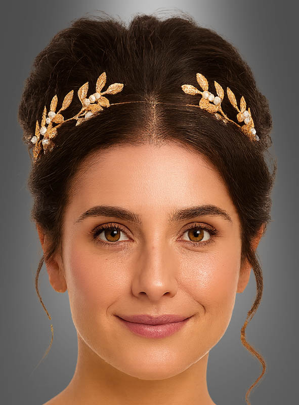 Product image 1 of the product “Metal Headband with Pearls rose-gold ”